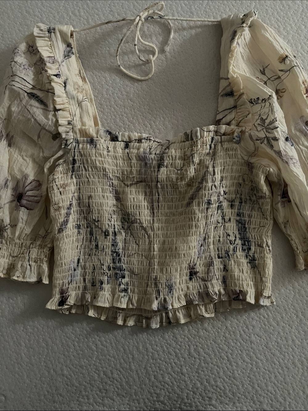 H&M Floral Cropped Top - Picture 4 of 4